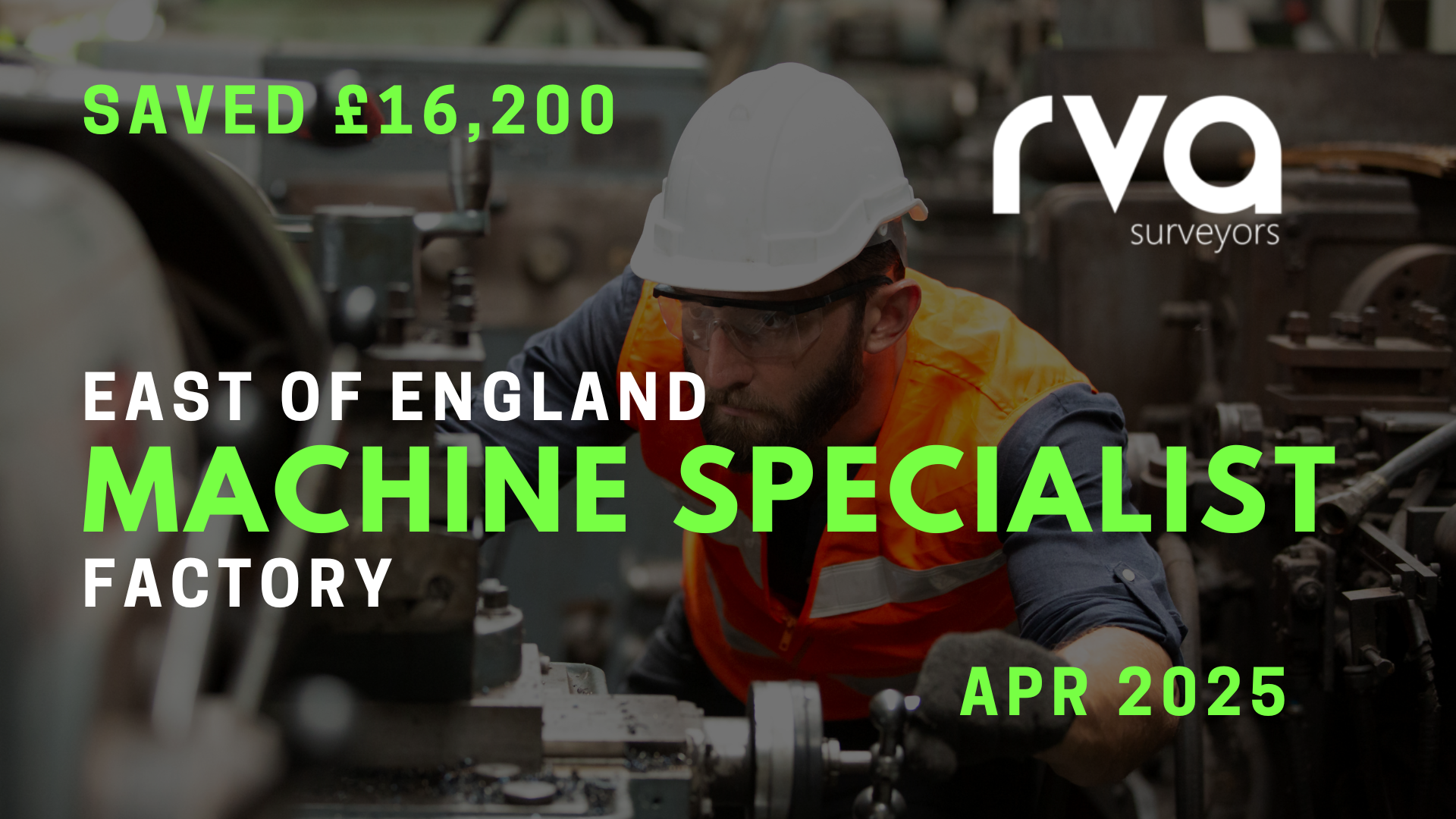 Machine Specialist – East of England | Warehouse