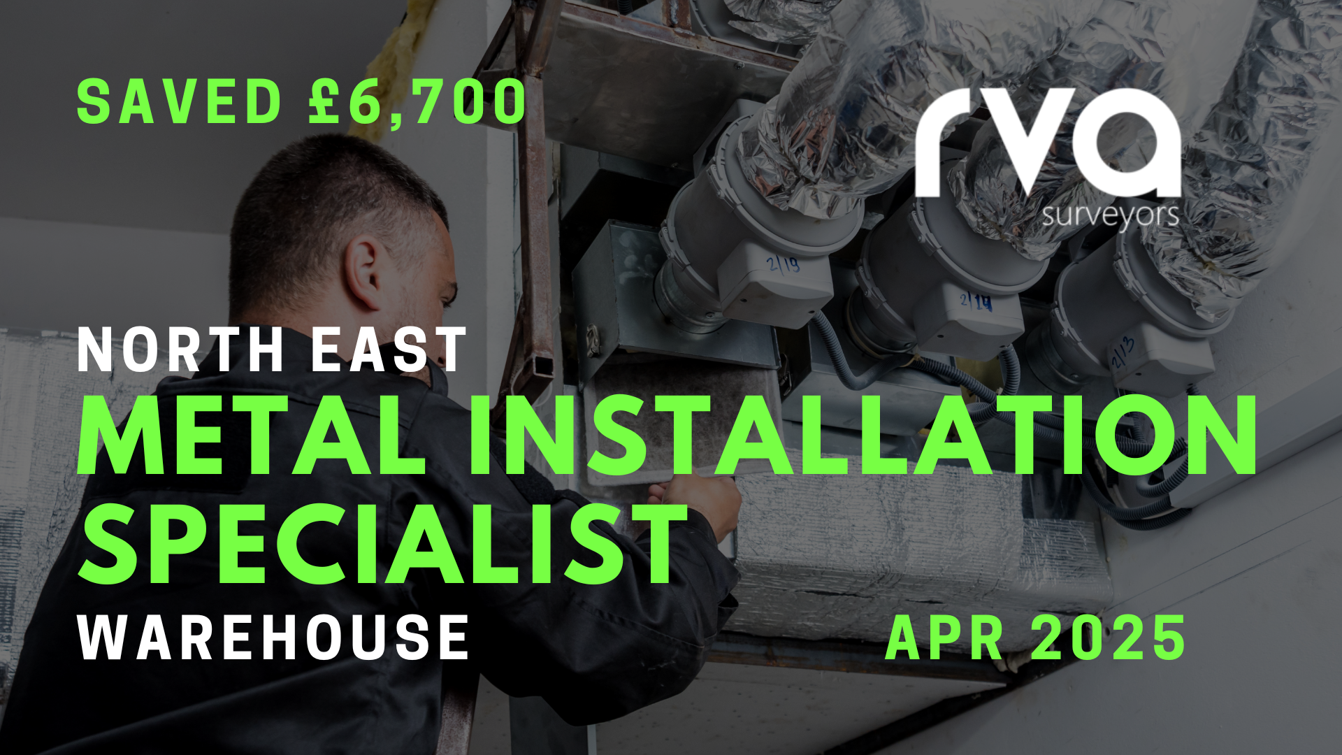 Metal Installation Specialist – North East | Warehouse