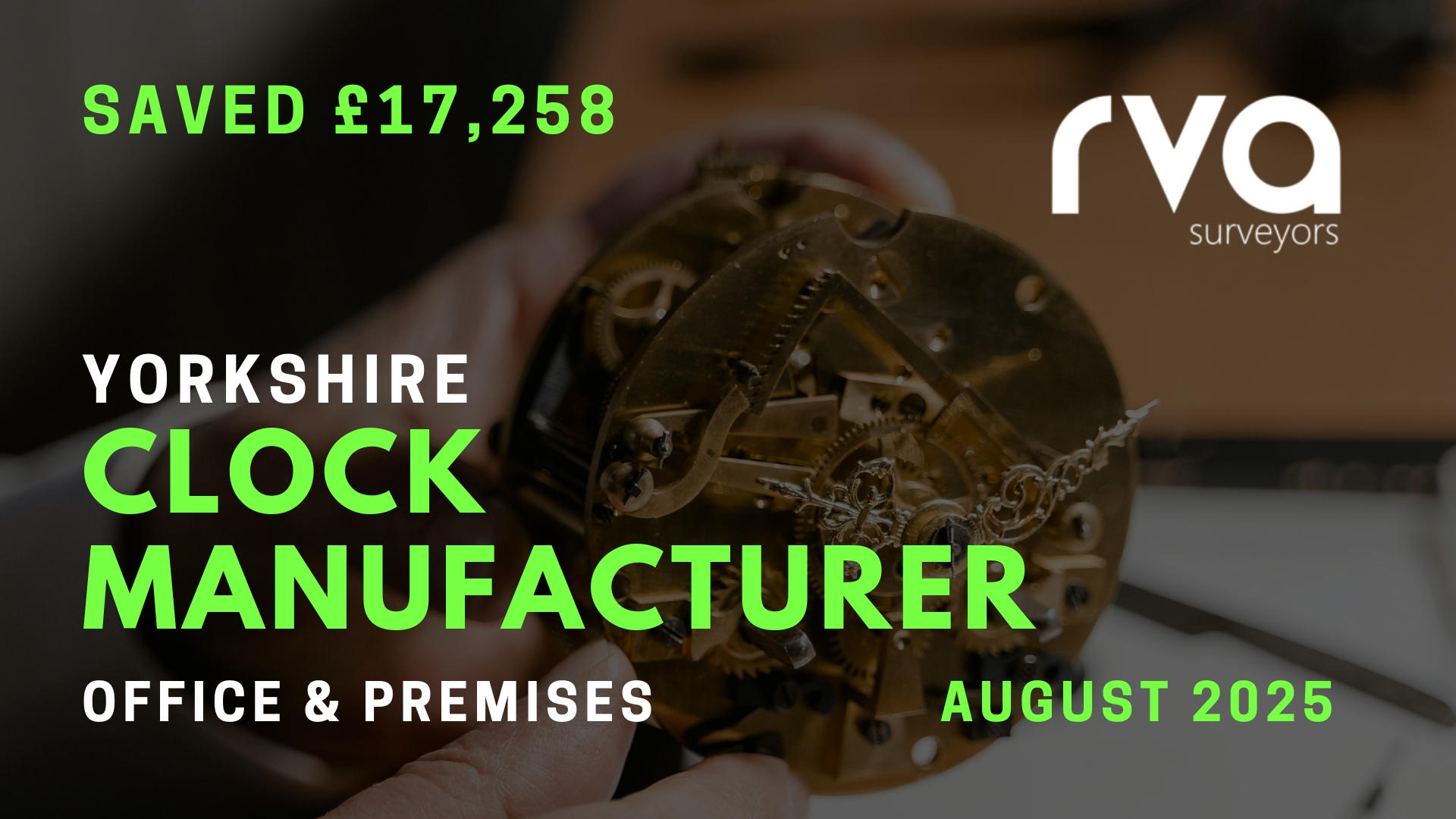 Clock Manufacturer – Yorkshire | Office & Premises